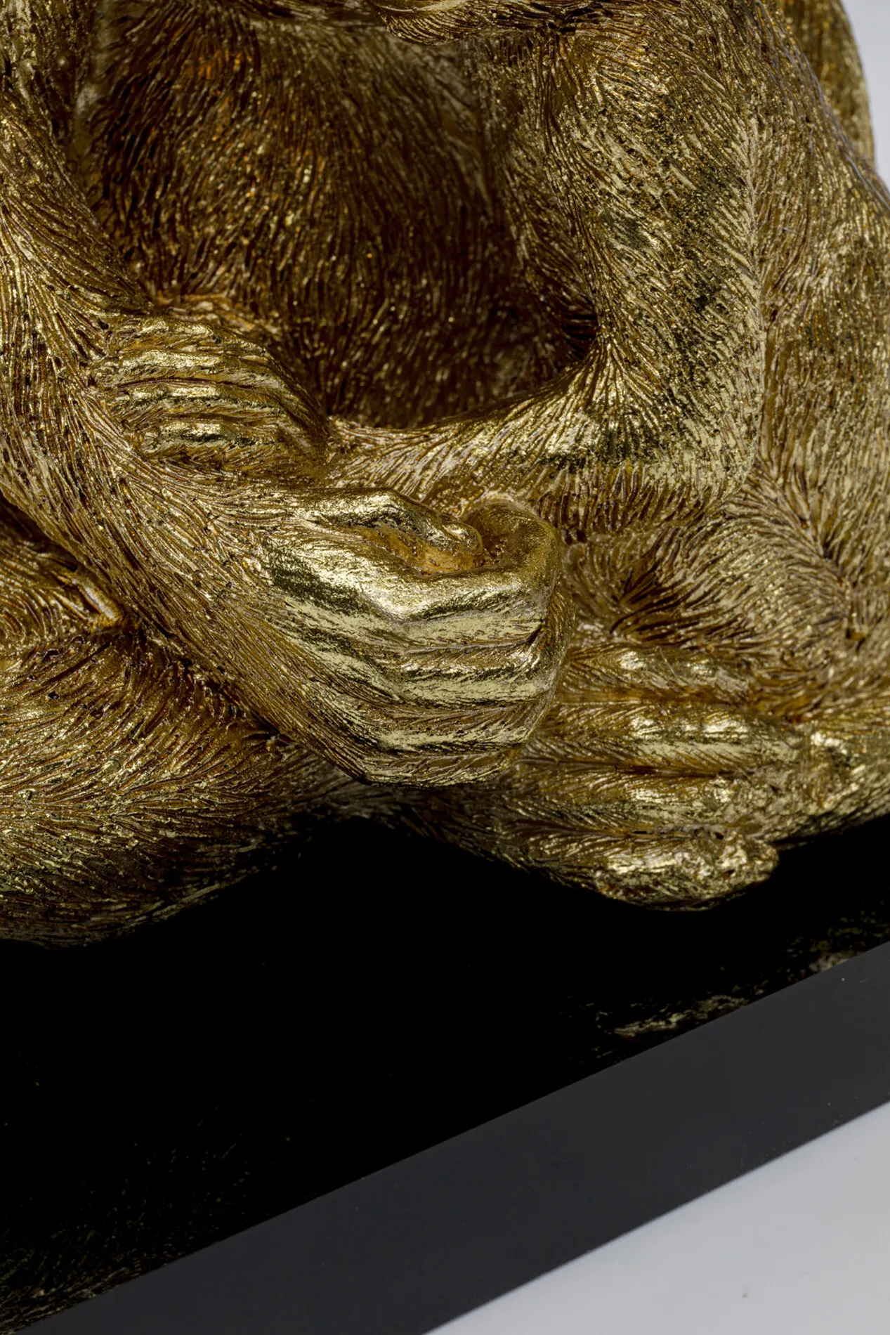 Bordslampa Animal Monkey Love - Guld/Svart Skärm - KARE Design