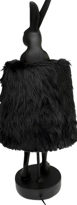 Bordslampa Animal Rabbit Fur - Svart/Guld, 68cm - KARE Design