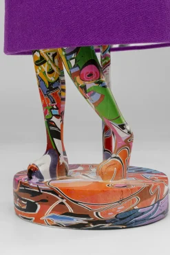 Bordslampa Animal Rabbit - Graffiti/Lila, 50cm - KARE Design