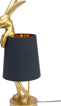 Bordslampa Animal Rabbit - Guld/Svart, 68cm - KARE Design