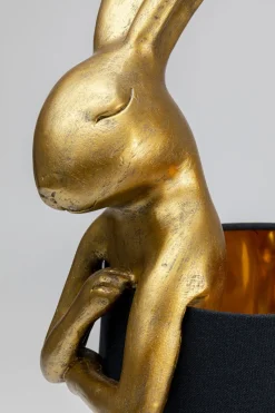Bordslampa Animal Rabbit - Guld/Svart, 68cm - KARE Design