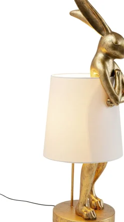Bordslampa Animal Rabbit - Kanin, Guld 88cm - KARE Design