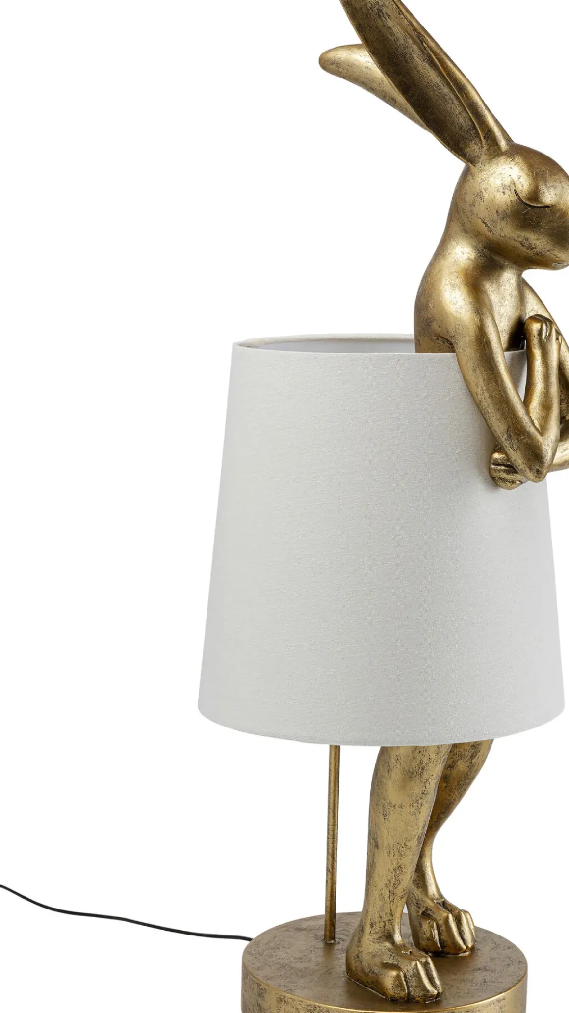 Bordslampa Animal Rabbit - Kanin, Guld 88cm - KARE Design
