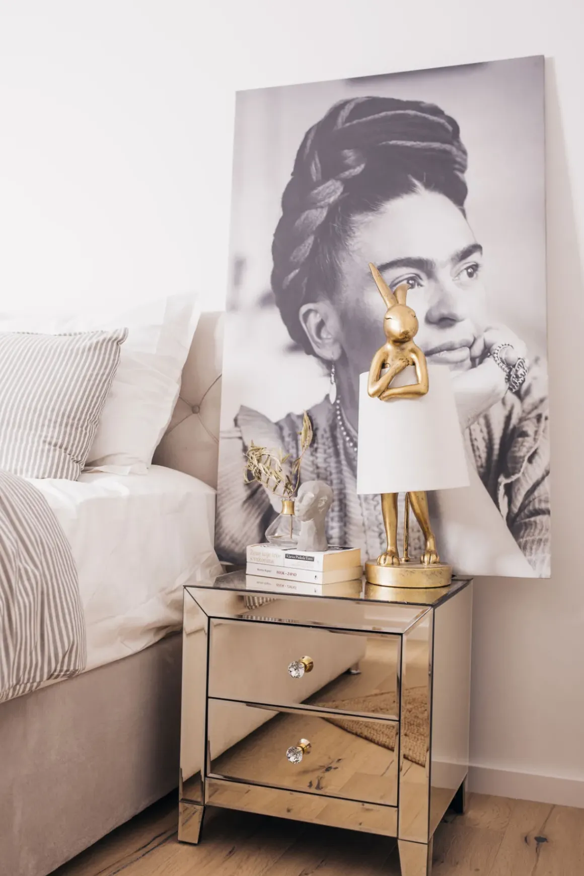 Bordslampa Animal Rabbit - Kanin, Guld 68cm - KARE Design