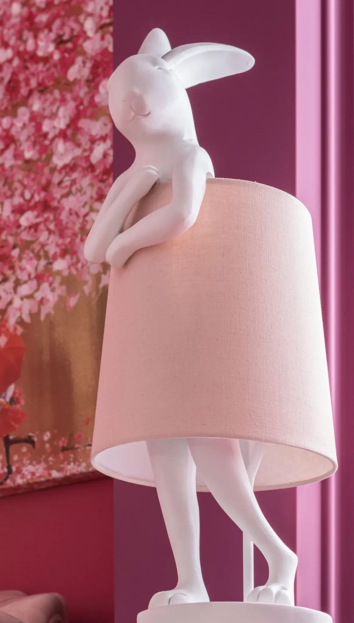 Bordslampa Animal Rabbit - Kanin, Vit 68cm - KARE Design