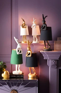 Bordslampa Animal Rabbit - Vit/Grön, 68cm - KARE Design