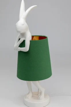 Bordslampa Animal Rabbit - Vit/Grön, 68cm - KARE Design