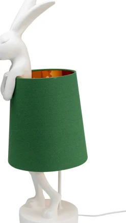 Bordslampa Animal Rabbit - Vit/Grön, 68cm - KARE Design
