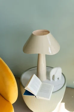 Bordslampa Cloudy Round - Ecru, 49cm - KARE Design