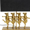 Bordslampa Dancing Cows - Svart/Guld - KARE Design