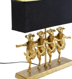 Bordslampa Dancing Cows - Svart/Guld - KARE Design