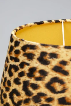 Bordslampa Donna Leo - Guldfärgad Kropp Med Leopardskärm 48cm - KARE Design