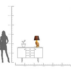 Bordslampa Duck - Anka, Guld - KARE Design
