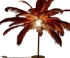 Bordslampa Feather Palm - Roströd, 60cm - KARE Design
