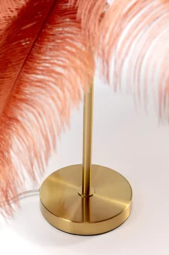 Bordslampa Feather Palm - Roströd, 60cm - KARE Design