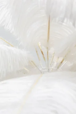 Bordslampa Feather Palm - Vit, 60cm - KARE Design