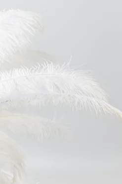 Bordslampa Feather Palm - Vit, 60cm - KARE Design