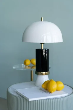 Bordslampa Josy - Svart/Vit, 51cm - KARE Design