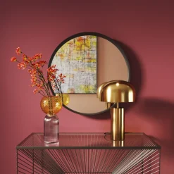 Bordslampa Loungy Guld - Borstad Mässing - KARE Design