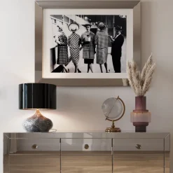 Bordslampa Mamo Deluxe - Grå/ Svart, 38cm - KARE Design