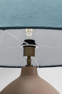 Bordslampa Musa - Oval fot Med Blå skärm, 64cm - KARE Design