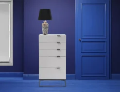 Bordslampa Rose - Silver / Svart Skärm - KARE Design