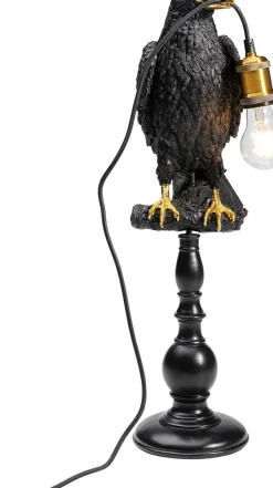 Bordslampa Sitting Crow - Kråka, Matt Svart - KARE Design