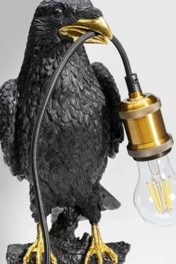 Bordslampa Sitting Crow - Kråka, Matt Svart - KARE Design