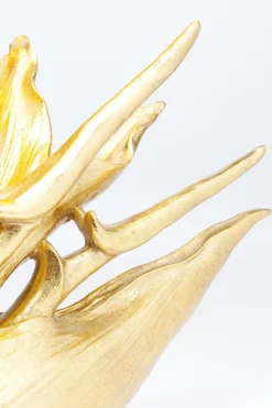 Bordslampa Tropical Flower - Rektangulär Guld/ Svart Skärm - KARE Design