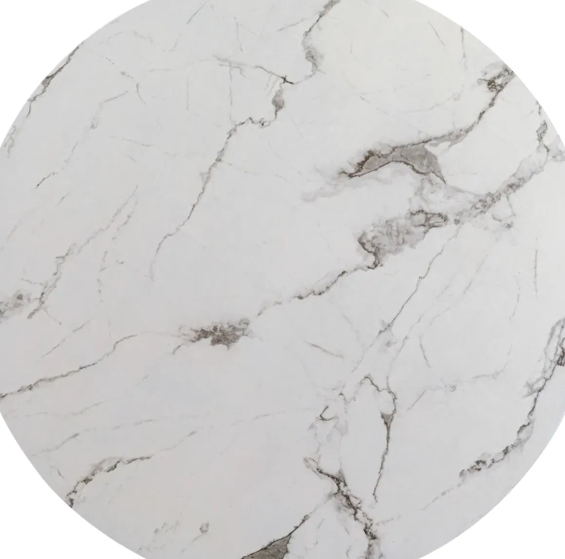 Bordsskiva Schickeria - Marmor Vit Ø110cm - KARE Design