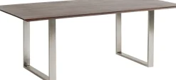 Bordsskiva Tavola Swiss Edge Dark 180x90cm - KARE Design