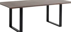 Bordsskiva Tavola Swiss Edge Dark 160x80cm - KARE Design