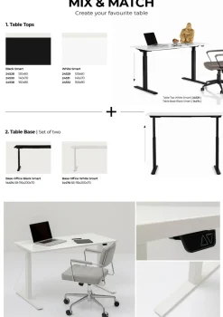Bordsskiva Tavola Vit Smart 140x60cm - KARE Design