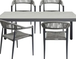Bord Trädgård Sorrento - Grå, 180x90cm - KARE Design