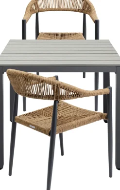Bord Trädgård Sorrento - Grå, 80x80cm - KARE Design