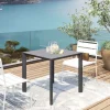 Bord Twist - Anthracite, 80x80cm - KARE Design