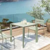 Bord Twist - Mint, 80x80cm - KARE Design