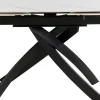 Bord Twist Onyx - Förlängningsbart, 120(30+30)x90cm - KARE Design