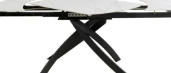Bord Twist Onyx - Förlängningsbart, 120(30+30)x90cm - KARE Design