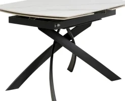 Bord Twist Onyx - Förlängningsbart, 120(30+30)x90cm - KARE Design