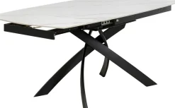 Bord Twist Onyx - Förlängningsbart, 120(30+30)x90cm - KARE Design