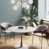 Bord Veneto - Runt Matbord Vit Marmor/Vit Ø110cm - KARE Design
