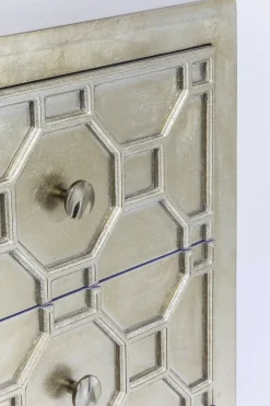 Byrå Alhambra - Matt Silverfinish, 6 Lådor - KARE Design