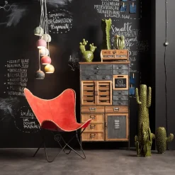 Byrå Art Factory - Skåp med Lådor i Industristil - KARE Design