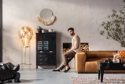 Byrå Art Factory - Svart Skåp med Lådor - KARE Design