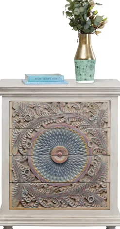 Byrå Goa - Ornament, Handgjord, 90x110cm - KARE Design