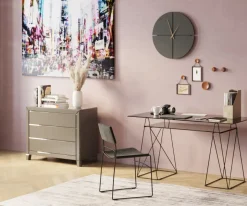Byrå Luxury - Champangefärgat Spegelglas, 3 Lådor - KARE Design