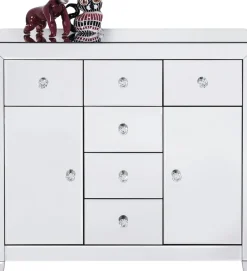 Byrå Luxury - Spegelglas, 2 Dörrar, 6 Lådor - KARE Design