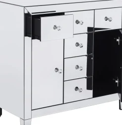 Byrå Luxury - Spegelglas, 2 Dörrar, 6 Lådor - KARE Design