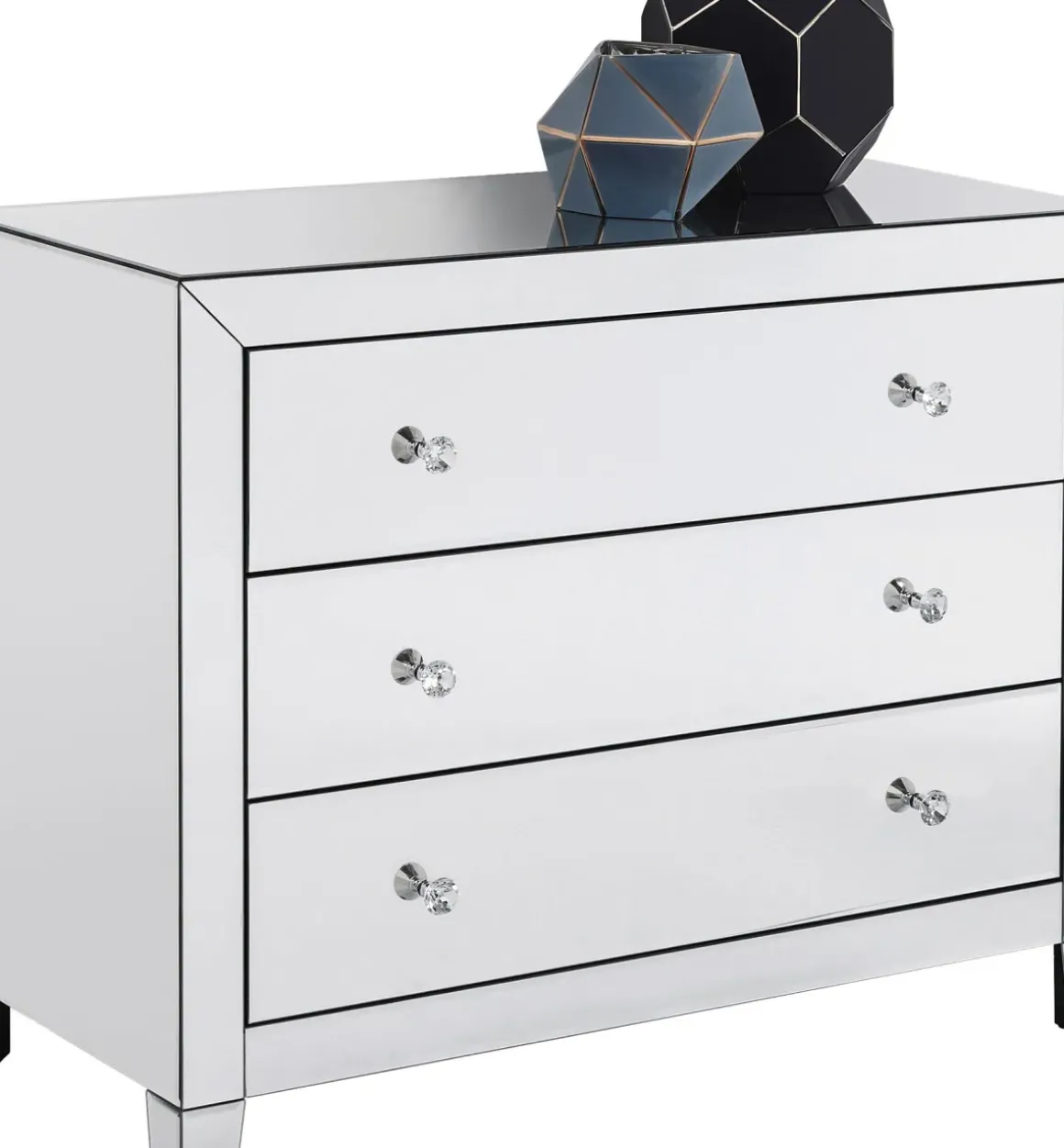 Byrå Luxury - Spegelglas, 3 Lådor - KARE Design